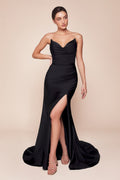 The 'Aura' Strapless Gown