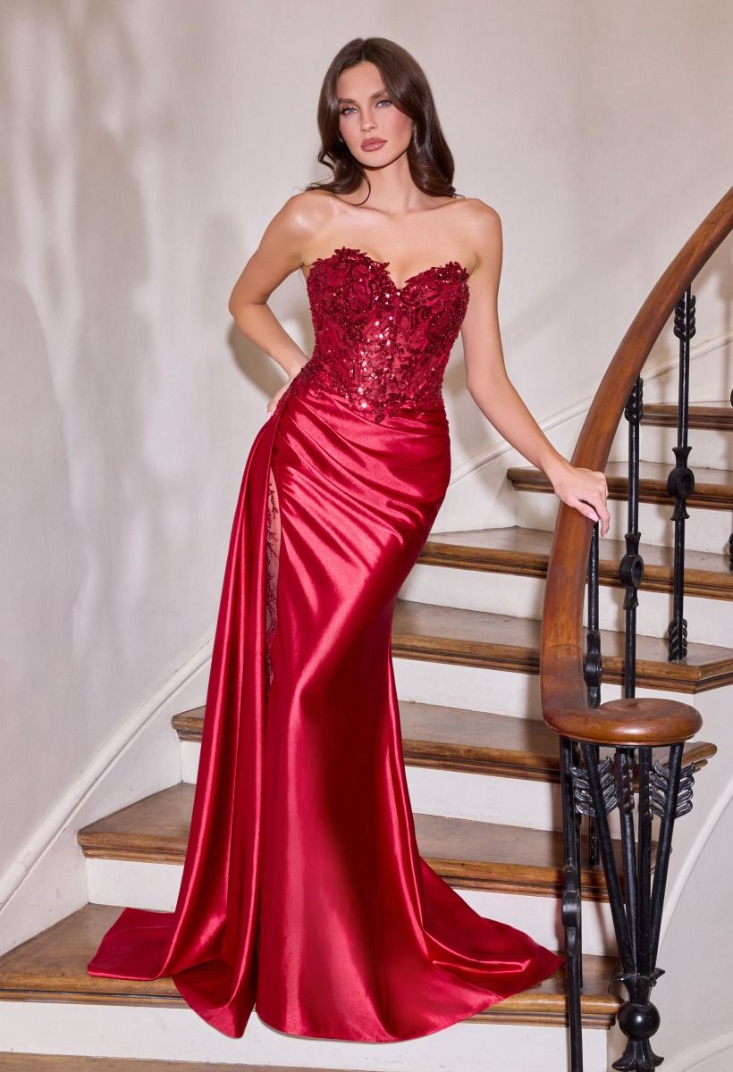The 'Valentina' Draped Gown